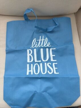 Little BLUE HOUSE Blue Tote Bag